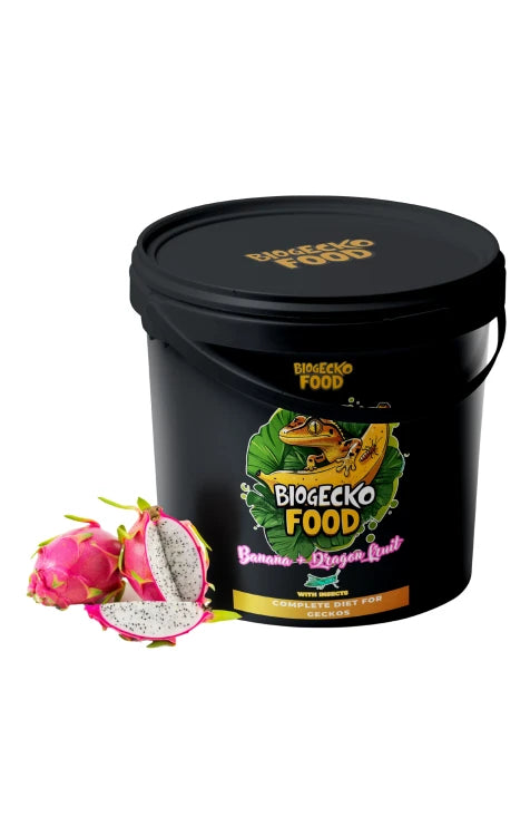 BIOGECKO FOOD BANANA E FRUTTO DEL DRAGO 2 KG