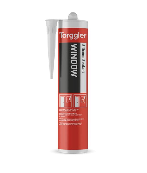 CARTUCCIA SILICONE SIGILLANTE NEUTRO TORGGLER PER INFISSI 310ML - COLORE NERO