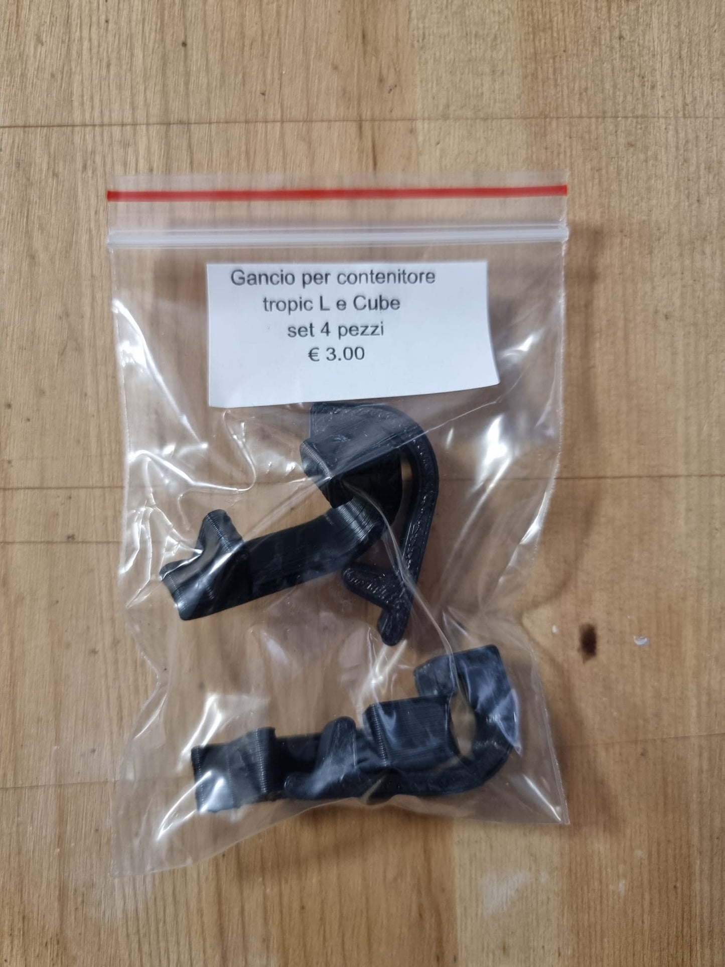 GANCIO PER CONTENITORE TROPIC L E CUBE (CONF. 4PZ.)