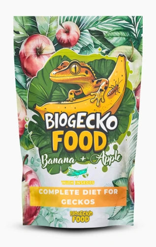 BIOGECKO FOOD BANANA E MELA 100 GR.