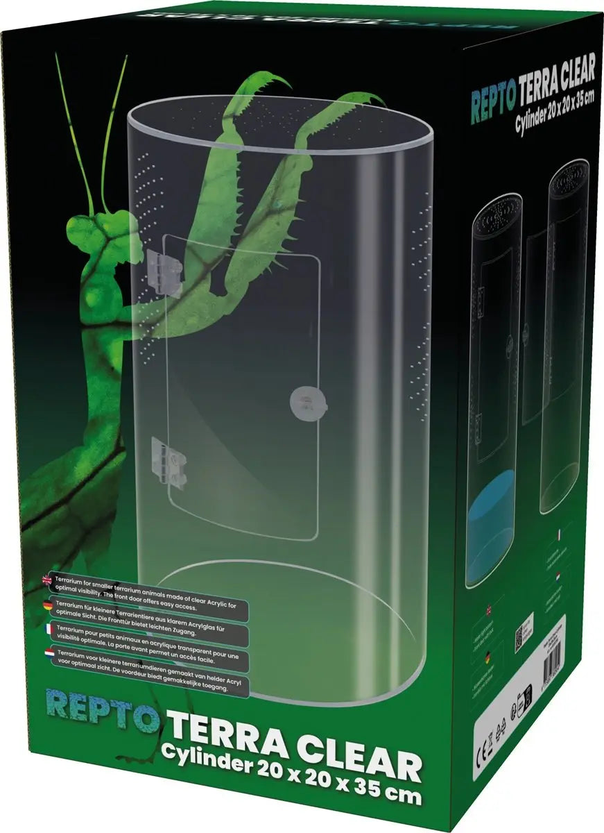 TERRARIO IN ACRILICO REPTO CLEAR CILINDER