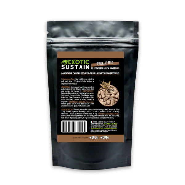 CRICKETS FEED | PELLETTATO PER GRILLI GR 200
