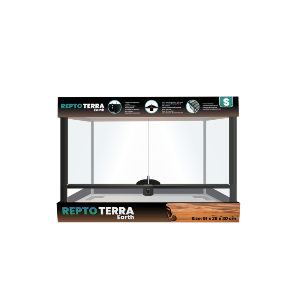 TERRARIO REPTO TERRA EARTH 51X25X30