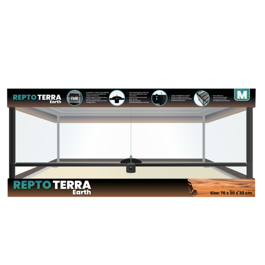 TERRARIO REPTO TERRA EARTH 76X30X30