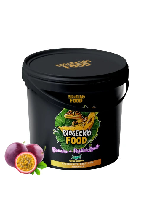 BIOGECKO FOOD BANANA E FRUTTO DELLA PASSIONE 2 KG