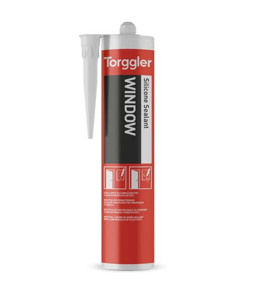 CARTUCCIA SILICONE SIGILLANTE NEUTRO TORGGLER PER INFISSI 310ML - COLORE NERO