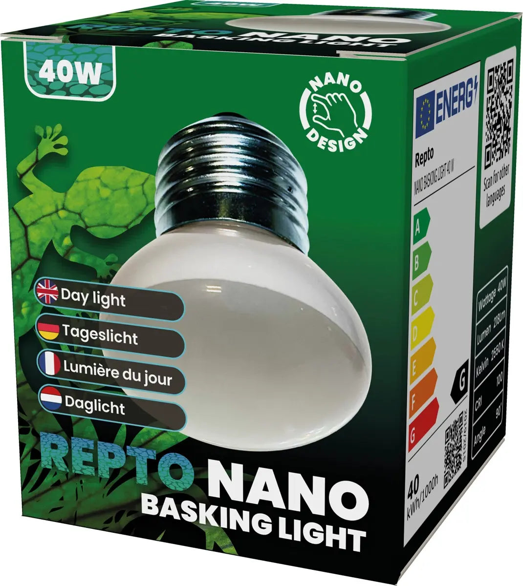 REPTO NANO BASKING LIGHT 40 WATT