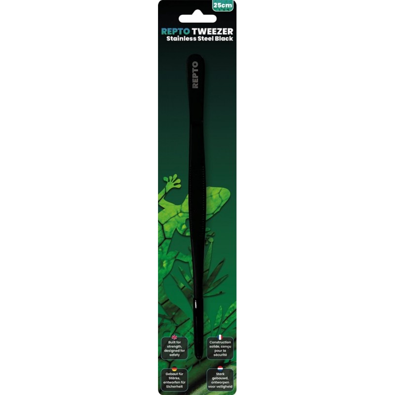 PINZA ACCIAIO INOX NERO CM 25