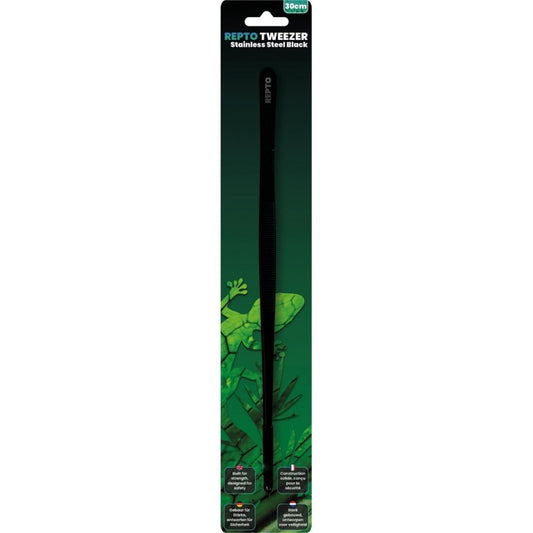 PINZA ACCIAIO INOX NERO CM 30