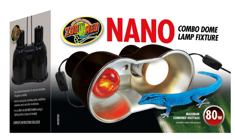 RIFLETTORE DOPPIO CON PORTALAMPADA NANO COMBO