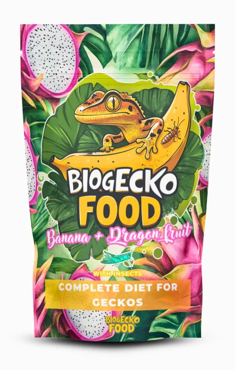 BIOGECKO FOOD BANANA & FRUTTO DEL DRAGO – 100G