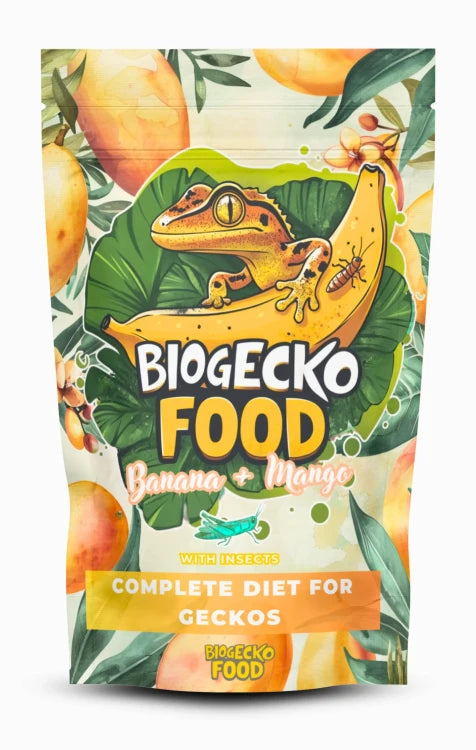 BIOGECKO FOOD BANANA & MANGO – 100 G