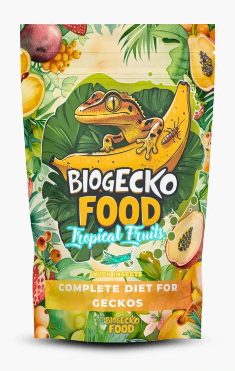 BIOGECKO FOOD BANANA E FRUTTI TROPICALI – 100 G