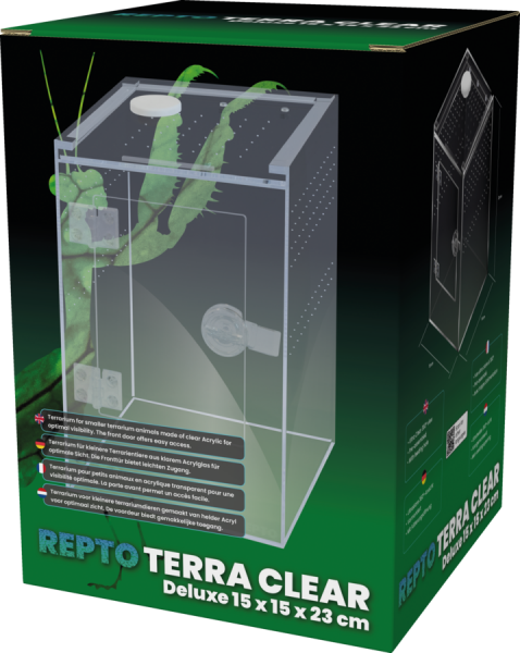 TERRARIO IN ACRILICO REPTO CLEAR DELUXE
